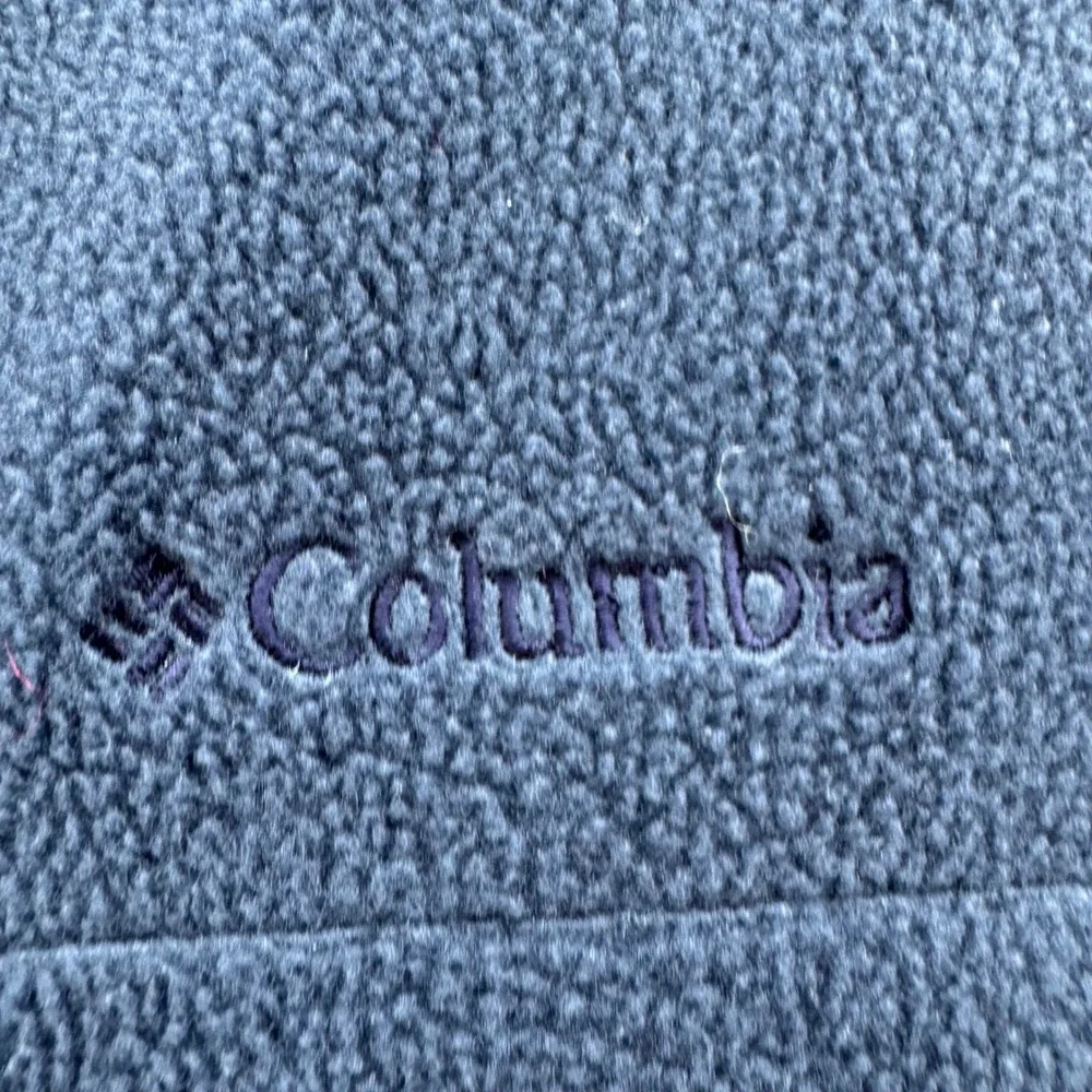 Columbia‎ Mens XL Core Interchange Fleece Jacket Blue Gray Full Zip Outerwear